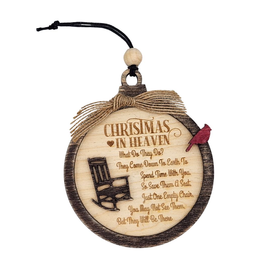 Christmas in Heaven Rocking Chair | Christmas Ornament