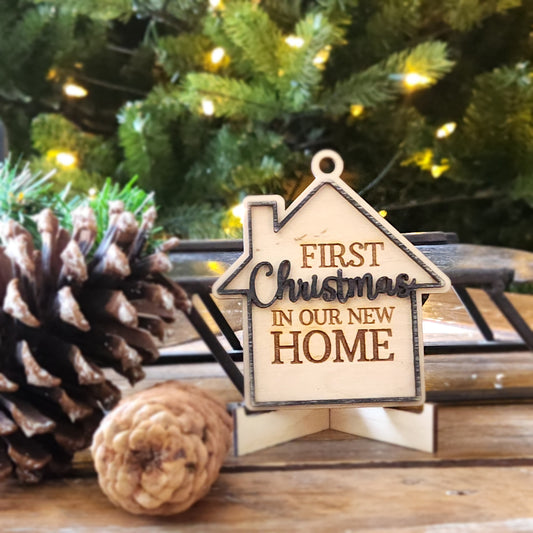 First Christmas in our New Home | Christmas Ornament