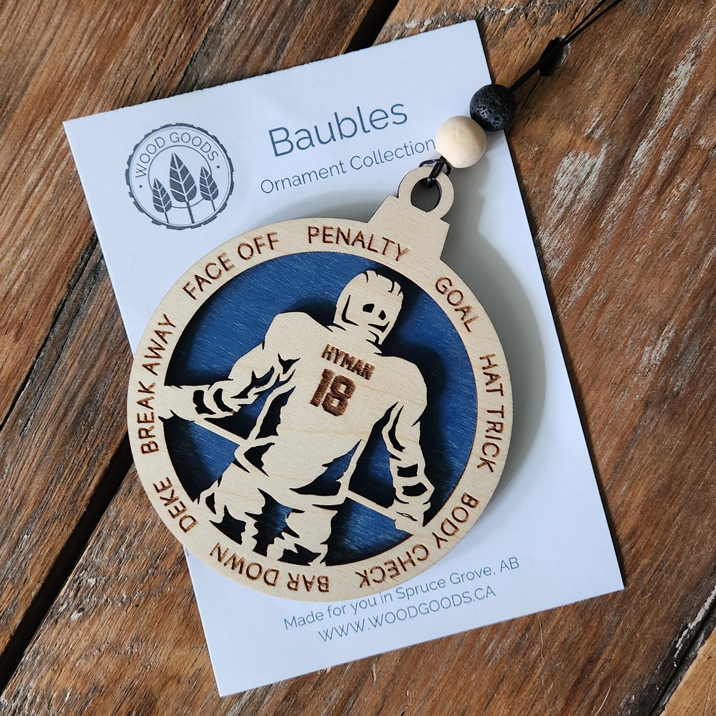 Hockey Hero | Bauble | Christmas Ornament