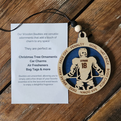 Hockey Hero | Bauble | Christmas Ornament