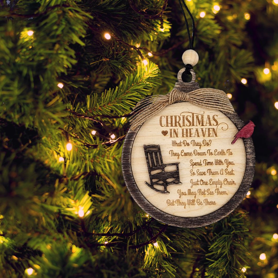 Christmas in Heaven Rocking Chair | Christmas Ornament